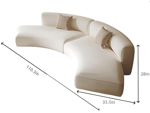 Image of Shie Wood Art Modern 4 Seater Seactional Sofa Modular Design Lounger in Velvet Fabric Sofa for Living Room, Bedroom, Hallways (4 Seater Sectional B)