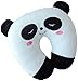 Oreiller de Voyage pour Enfants Oreiller Cervical pour Enfants Oreiller Cervical pour Menton Imprimé Animal Couverture Super Douce Compagnon de Voyage Voiture, Train, Avion (Panda) Nice