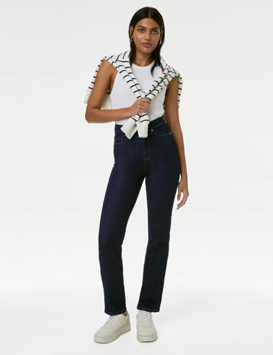 Image of Marks & Spencer Women's Straight High Rise Jeans
