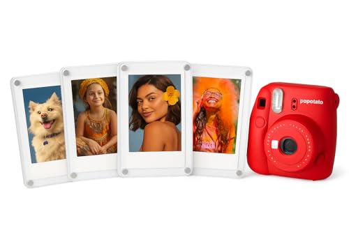 Image of Premium Magnetic Acrylic Photo Frames | Small Frame Fridge Magnet | Instant Camera Prints | 2.5x3.5 Inch | Pack of 2
