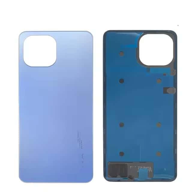 Coque Xiaomi 11 Lite 4G bleu cache batterie de remplacement YOOOKOOO sans lentille