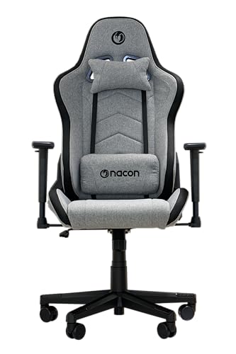 Nacon Sedia Gaming Pro CH-675RGB Sedia Gamer Ergonomica con Illuminazione RGB- Cuscino lombare e poggiatesta, Reclinabile - Sedia gaming - Immagine 2