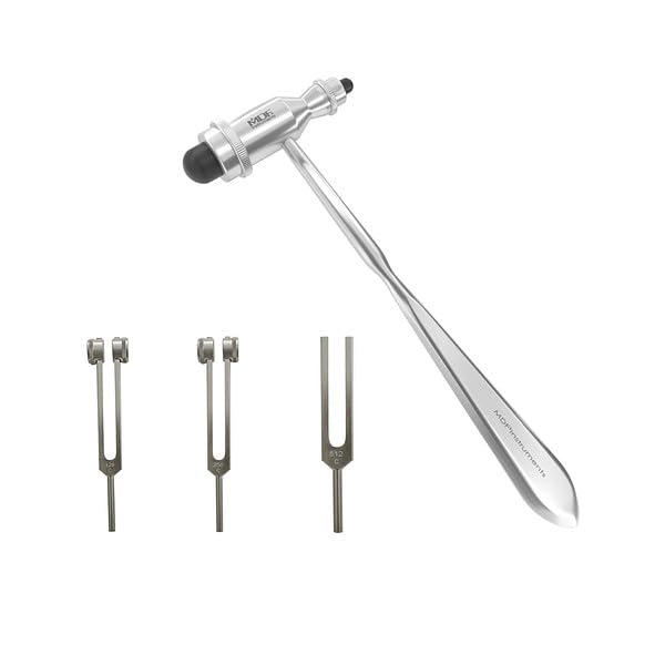 Martillo Neurológico MDF Tromner con Tuning Forks miniatura 1