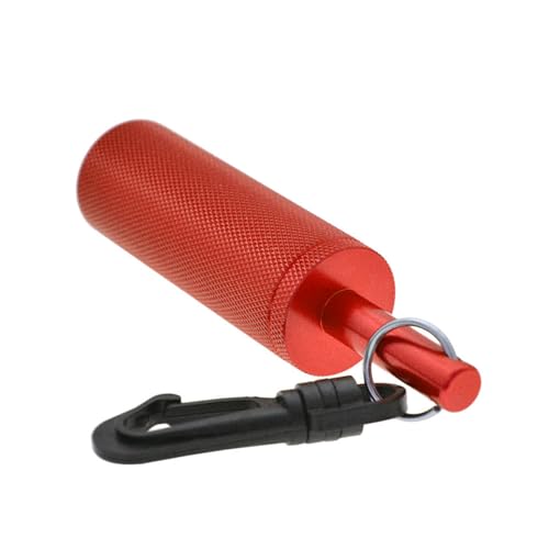 Rattle Stick – Vibrador de Aluminio Sumergible, Herramienta de señal de Ruido de Buceo, Dispositivo de comunicación Bell con Clip, Equipo de Entrenamiento de esnórquel, Equipo de Alerta