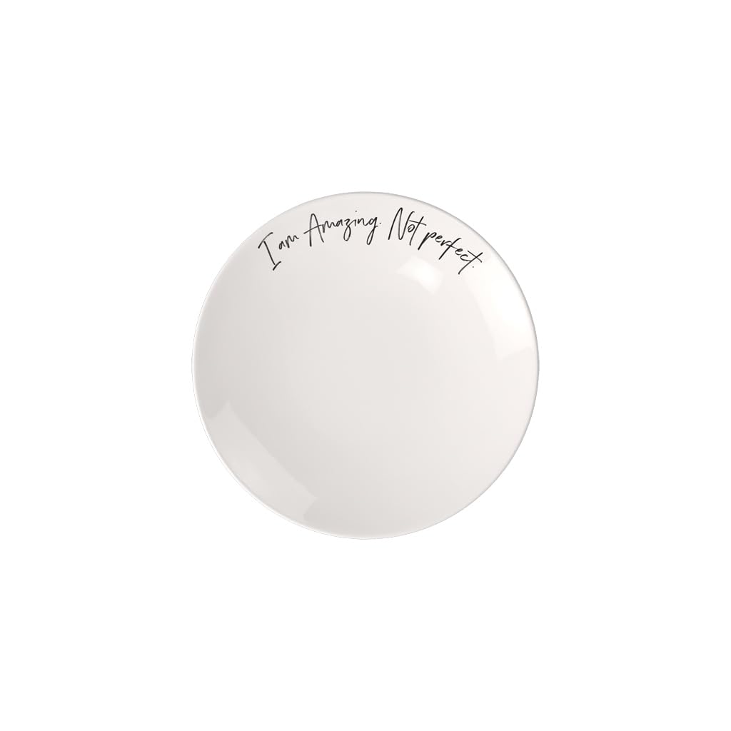 Villeroy & Boch - Statement Breakfast Plate Amazing not Perfect 21 x 21 x 2.5 cm, Porcelain Plate White