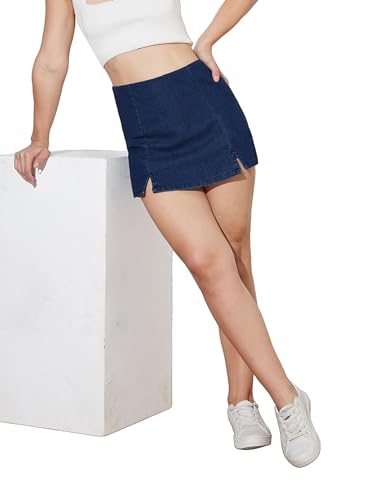 Image of Dolce Crudo Women's High Rise Denim Shorts - Relaxed Fit