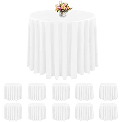 Teruntrue 10 Pack 84 Inch Disposable Table Covers Cover