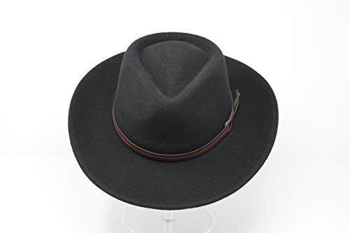 Chapeau Melon Orwell Borges & Scott - 100% Feutre De Laine Premium, Style Classique Et Confortable