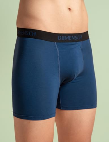 Image of DAMENSCH Mens Regular Fit Premium Cotton Blend Boxer Brief | Innerwear Men, Men Boxers, Underwear for Men, Shorts for Men, Inner for Men, Briefs for Men
