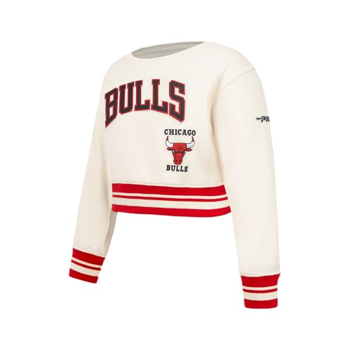 Image of Pro Standard Big Girls NBA Retro Classics Fleece Crewneck Sweatshirt
