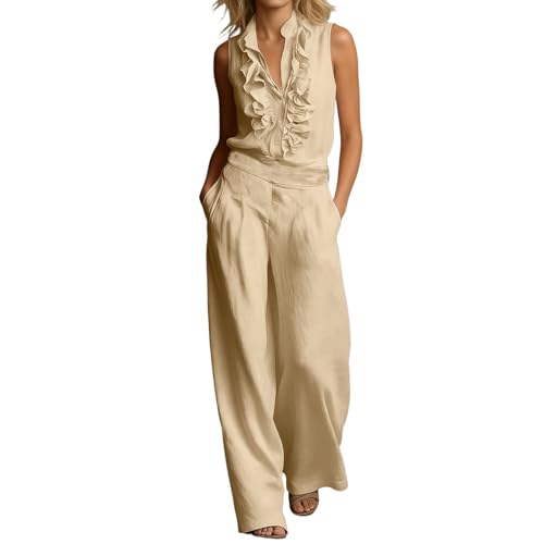 Set pantalon palazzo haut uni et bas ample pour robe de soirée chic femmes