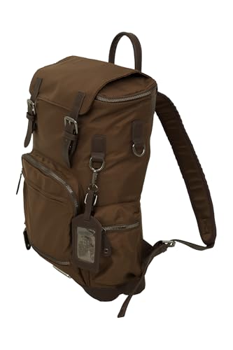 Grand Prix Deluxe Equestrian Backpack, Water-Repellent Riding Gear Bag with Boot Compartment and Organizer Pockets, Brown2