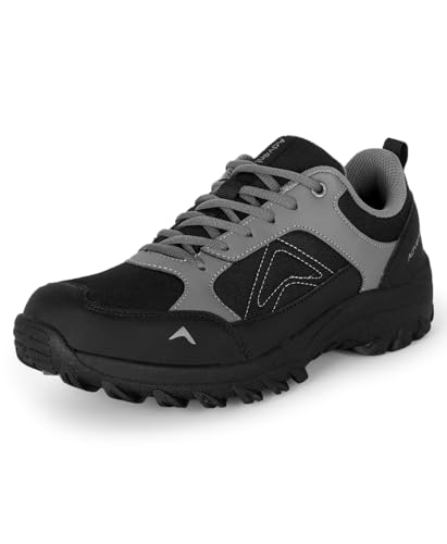 Image of NWP Men's Low Ankle Hiking Shoes EH 500 - Lightweight Outdoor Trekking Shoes with Durable Grip & Cushioned Comfort Multicolor