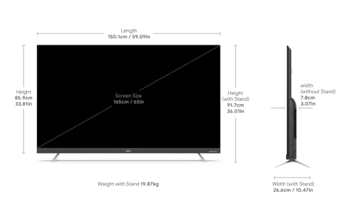 Image of Acer 164 cm (65 inches) S Series 4K Ultra HD Android Smart LED TV AR65AR2851UDSB (Black)