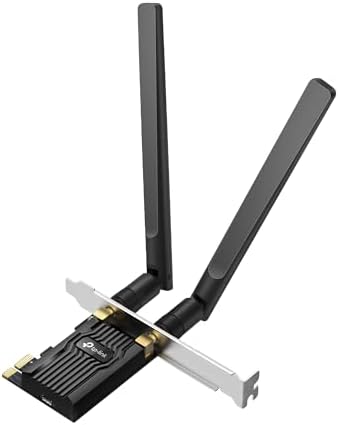TP-Link AC1200 PCIe WiFi Card for Desktop PC (Archer T5E) - Bluetooth 5.0, Dual Band Wireless Network Card (2.4Ghz and 5Ghz) for Gaming and Streaming, 2 High Gain Antennas, Supports Windows 10/11
