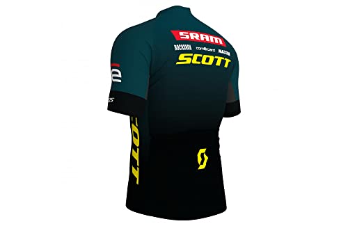 HOMTOL Abbigliamento Ciclismo Set Manica Corta Tuta Ciclismo Uomo Completo Ciclismo Estivo Per Bici Da MTB Con Pantaloncini Imbottiti in Gel Traspirante e Ad Asciugatura Rapida