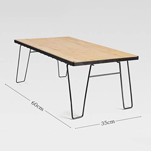 BESPORTBLE Mesa de acampamento dobrável utilitária pequena mesa de cozinha para piquenique ao ar liv