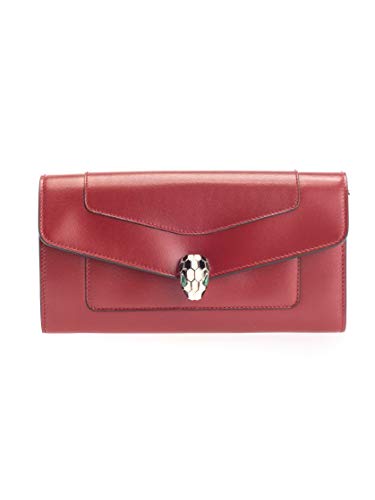 Preisvergleich Produktbild Bulgari Luxury Fashion Damen 281315 Rot Brieftaschen / Herbst Winter 19