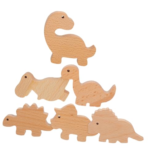 Alipis Cute Dinosaur Cabinet Knobs in Black 6 Pack for Baby Dresser Kids' Drawer and Nursery Furniture