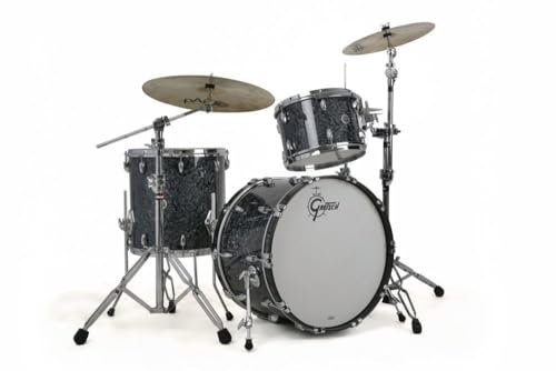 Hardware cromato Gretsch USA Brooklyn, Deep Marine Black Pearl