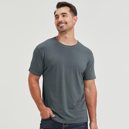 Image of netdraw Men's Ultra Soft Bamboo Viscose Cotton T-Shirt S-3XL