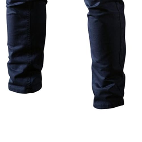 Men's Business Slim Fit Comfort Pants Breathable Straight Leg Casual Trousers Solid Classic Outdoor Pants4
