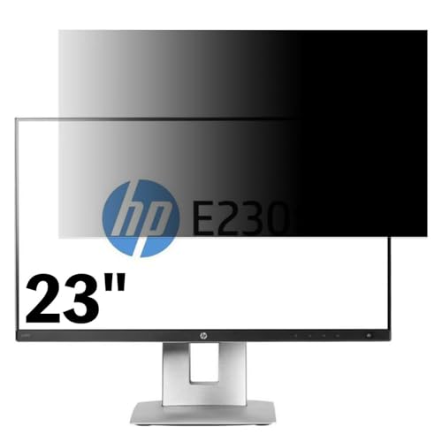 HP EliteDisplay E230t 23インチ 対応 覗き見防止 フィルター プライバシーフィルター パソコンPC モニター 液晶保護フィルム ブルーライトカット 反射防止 パソコン セキュリティーのぞき見防止 両面使用可能 反射防止 着脱簡単