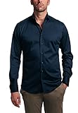 Bügelleicht eterna Herren Soft Tailoring Jerseyhemd MODERN FIT 1/1 dunkelblau 43_H_1/1
