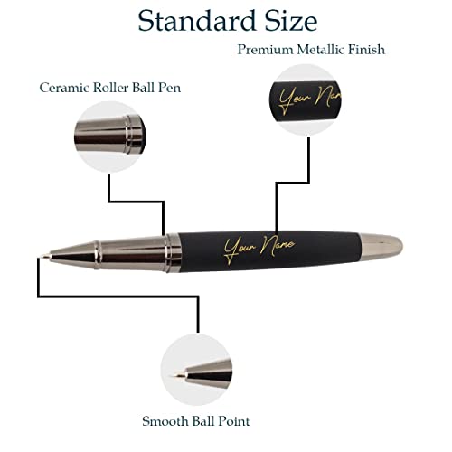 Image of Roshfort Customized Premium Metal Ballpoint Pen With Name Engraved. SEND DETAIL WHATSAPP +91 9631056748