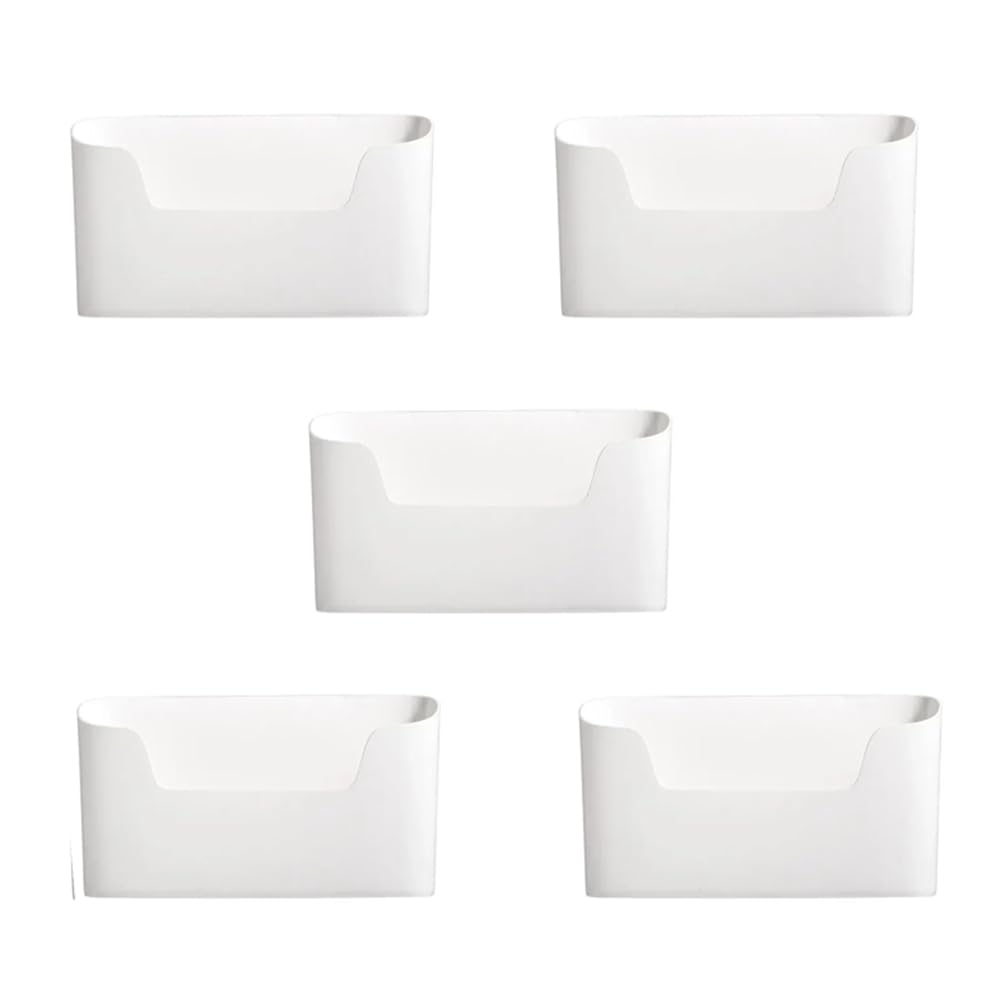 CTRLZS Kitchen Wall Mounted Sticky Storage Rack Cabinet Door Storage Box Drawer Shelf Bathroom Storage Rack