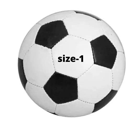 SS Creation Hight Quality Rubber Football with Air Pump Size 1 No-image-4