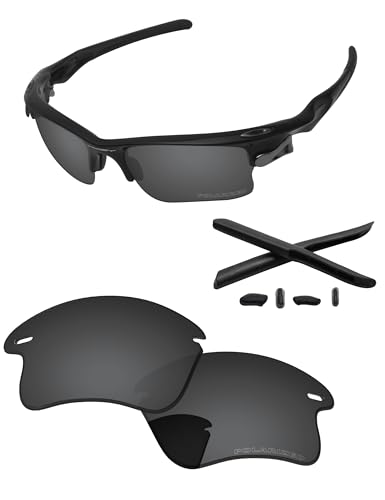 Image of Replacement Lenses & Rubber Kits for Oakley Fast Jacket XL OO9156 71mm - Precision Fit, UV Block, Impact Resistant