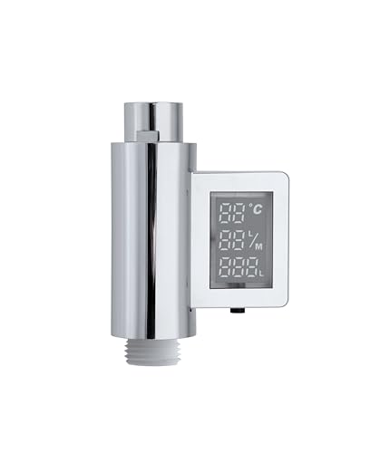 Vereg WSPZUCHR2005 - Contatore dell'acqua con indicatore LED, colore: Argento