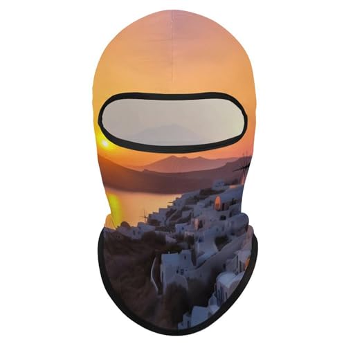 Balaclava de Paisaje Atardecer para Hombres y Mujeres, Protección Solar, Transpirable, Mascarilla Completa para la Cabeza para Senderismo, Ciclismo, Correr, Conducir miniatura 7