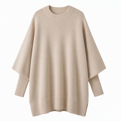 Oversized Sweater for Women Plus Size Fall Winter Knit Tops Loose Pullover - image 7