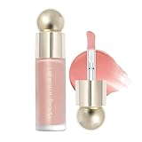 Liquid Blush Soft Cream Face Blush, Long-lasting Blendable Liquid Blusher Lightweight Moisturizing Beauty Makeup for Cheeks, Natural Looking Matte Finish Dewy Skin Tint (#01 Bliss)
