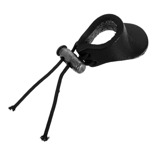 BESPORTBLE Finger Guard Thick Fake Leather Adjustable Protection for Practice Glove