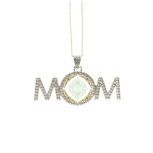 Cadre baroque moderne floral avec son collier : un cadeau d'anniversaire chic