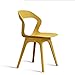 Sgabelli sgabelli Cucina sgabelli per Cucina Sedia in Plastica/Sedia da Pranzo Casual Nordica/Sgabello con Schienale Cavo/Schienale Confortevole (Colore : Giallo)
