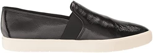 Vince Womens Blair Slip On Sneaker Black Crinkle Patent Leather 8 M | Image 5