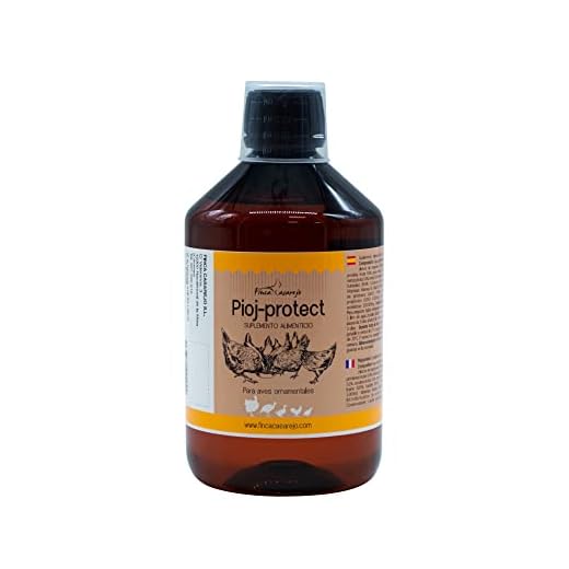 Mantiene Alejados a Piojos, Pulgas y Ácaros en Gallinas, Palomas, Aves de Corral | PiojProtect 500ml | El Olor que Desprende el Ave No Atrae a Los Insectos | Soluble en Agua, Estimula el Apetito