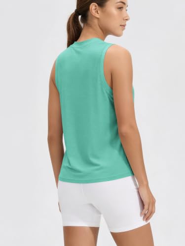 Image of ODODOS Women's Performance Tank Ultra Soft odSTRATUM Tech Sleeveless Tee Shirts High Crew Neck Pullover Top
