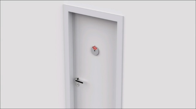 Panneau Indicateur De Porte Bureau – 5 Statuts (Occupé, Ne Pas Déranger, Etc.) – Diamètre 15 Cm, Acrylique – Fixation Adhésive Ou Magnétique – En Allemand
