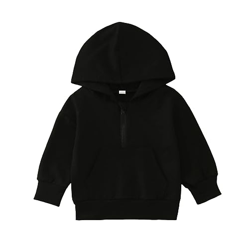Kinder Hoodie Kleinkind Baby Kapuzenpullover mit Reißverschluss Langarm...