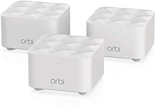 NETGEAR Orbi Whole Home Mesh WiFi System (RBK13) – Router replacement covers up to 4,500 sq. ft. with 1 Router & 2 Satellites