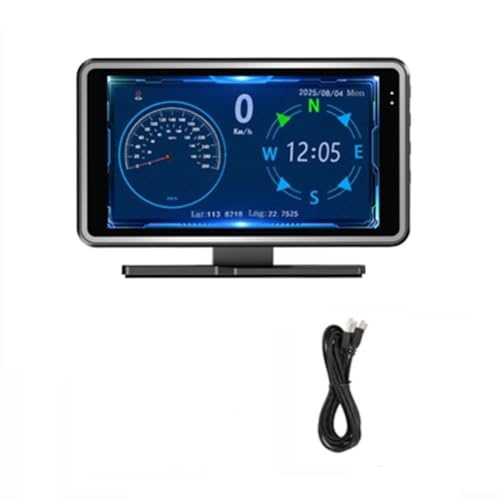 Auto-Dashcam mit 12,7 cm großem Bildschirm, HD-Videoaufnahme und HUD-Head-Up-Display, unterstützt Smartphone-Konnektivität für breite Fahrzeug-Kompatibilität (ohne TF-Karte)