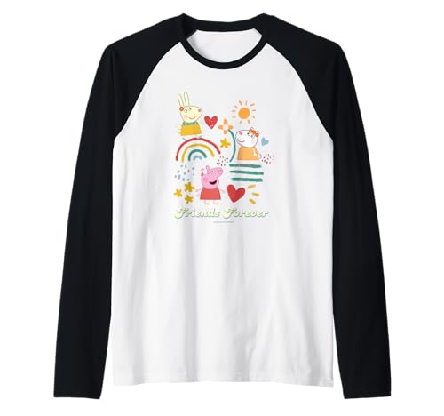Baseball tee Peppa Pig Friends Forever le cadeau idéal Rebecca et Suzy pour les petits fans