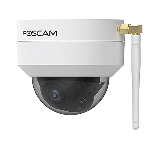 Foscam D4Z 4 MP Dual-Band WLAN PTZ Dome Überwachungskamera mit 4-Fach optischem Zoom, inkl. 64GB SD Karte, Wetterfest IP66 und vandalismusgeschützt IK10, Nachtsicht bis 20 m, Menschenerkennung