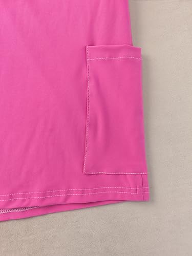 Image of Women's Play Dress, Short Sleeve Mini Skirt with Pockets, Black, Size XL