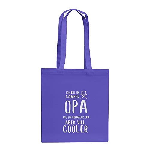 Preisvergleich Produktbild Nerdo Camper Opa - Stoffbeutel, marine